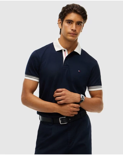 Tommy Hilfiger - Regular Fit Interlock Contrast Polo Shirt