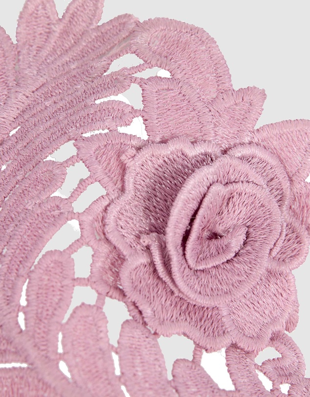 Max Alexander - Pink Lace Crown Headband Fascinator