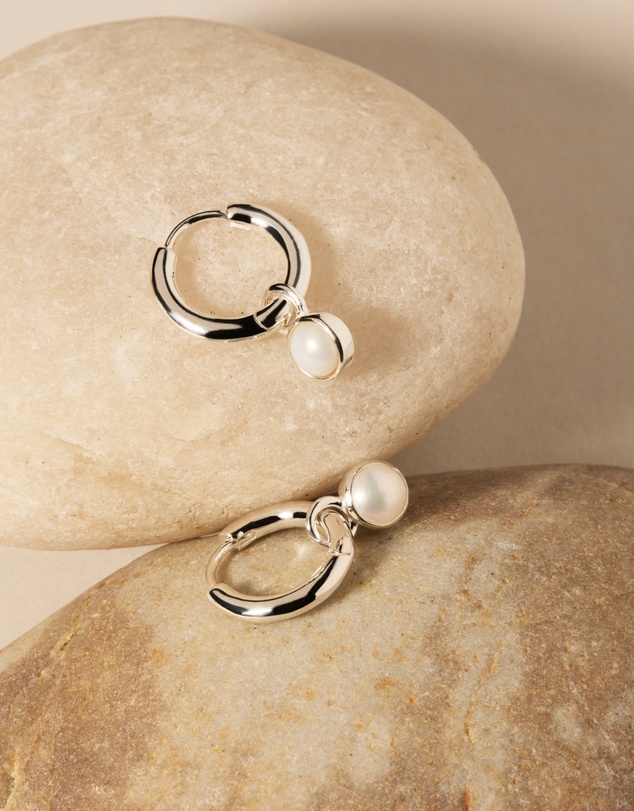 Najo - Heavenly Pearl Silver Earring