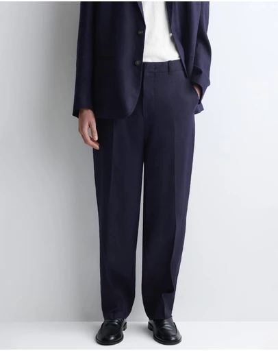 COS - Relaxed Linen Tapered Trousers
