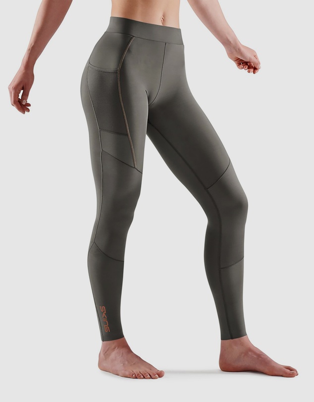 SKINS - SKINS Compression Women's Series-5 Active Long Tight Charcoal