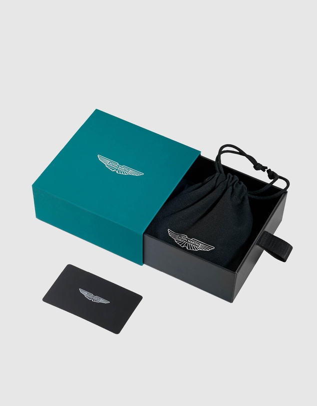 Aston Martin - TKS Gun and Podium Green Braided Leather Bracelet
