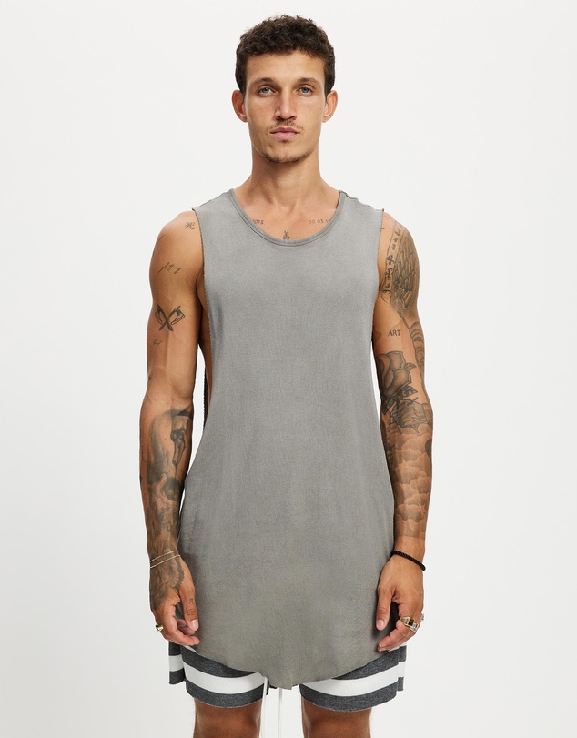 Surrounded By Ghosts - The Homilite Rib Knit Muscle T-Shirt