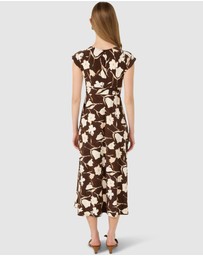 SACHA DRAKE - Cappuccino Midi Dress