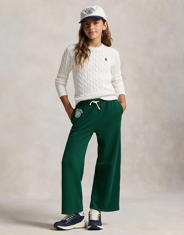 Polo Ralph Lauren - Cable Crew Neck Sweater Pullover 20/2 Cotton - Kids