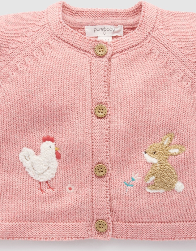 Purebaby - Cardigan - Kids-Babies