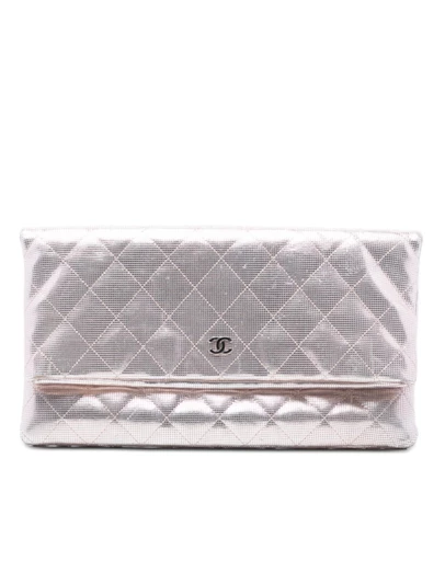 Pre-Loved by Azura Reborn - Pre-Loved Quilted Calfskin Pixel Effect Beauty Foldover Clutch