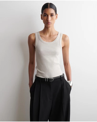 COS - Ribbed Cotton Tank Top