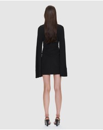 Christopher Esber - Salacia Ruched LS Mini Dress