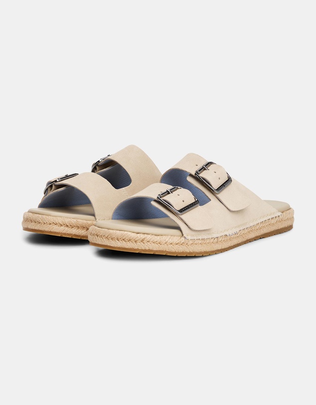 Tommy Hilfiger - Flex Jutte Hilfiger Suede Sandals - Men's