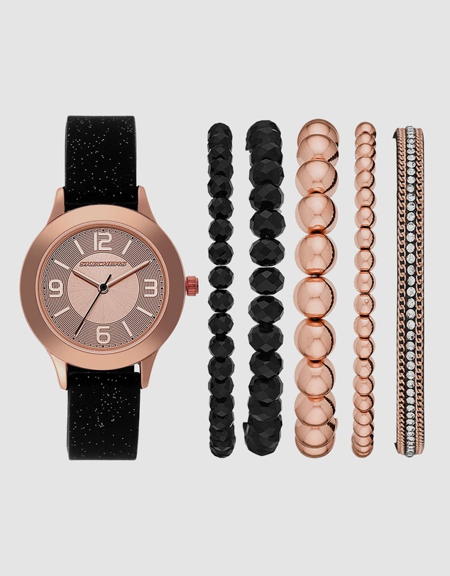 Skechers - Sets Black Analogue Watch Set