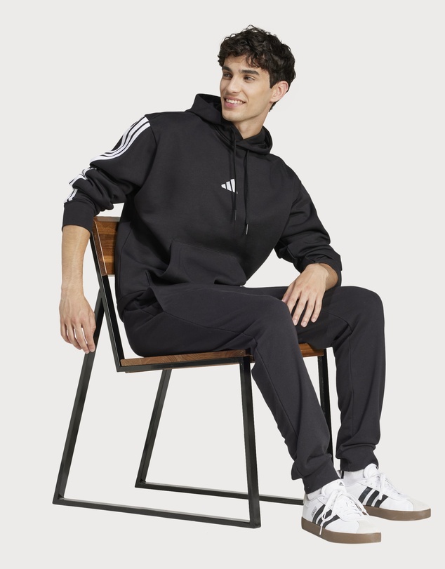 adidas Sportswear - Essentials 3-Stripes Fleece Hoodie Mens