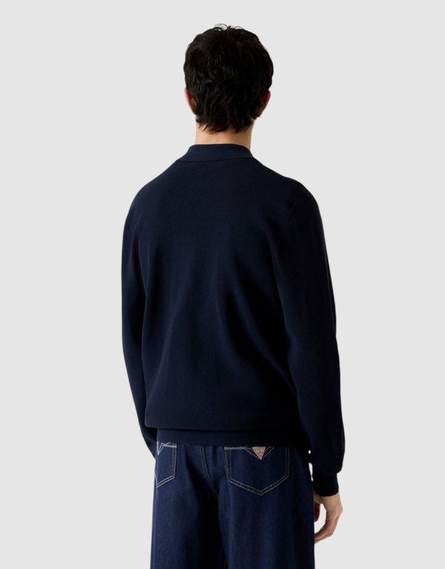 GUESS - Polo Buttoned Tech Cardigan Sweater