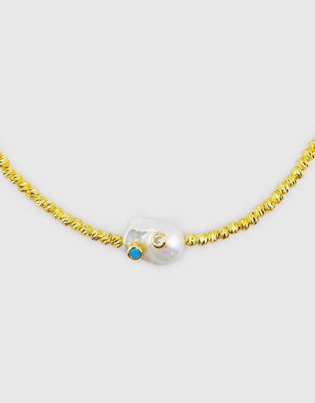 Izoa - Soleil Pearl Necklace