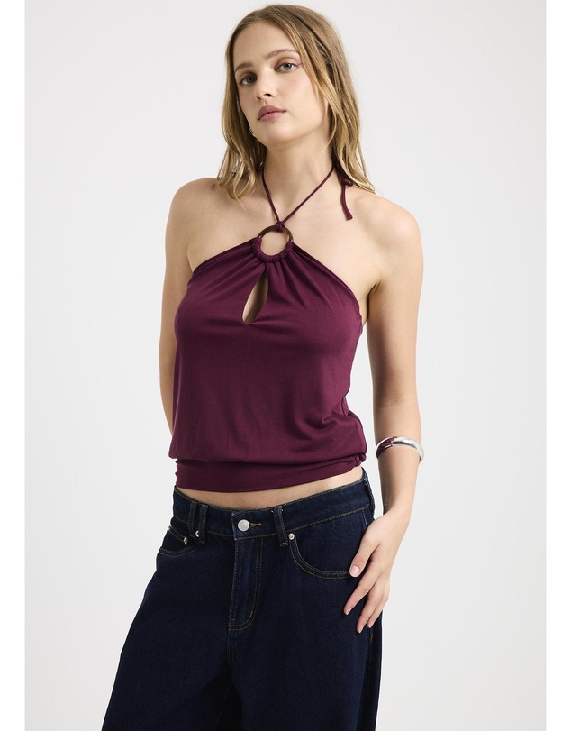 Insight - Gabriette Halter Ring Top