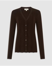 Oroton - Ribbed Cardigan