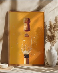 Olive et Oriel - Light Prosecco by Artem Pozdniakov Art Print