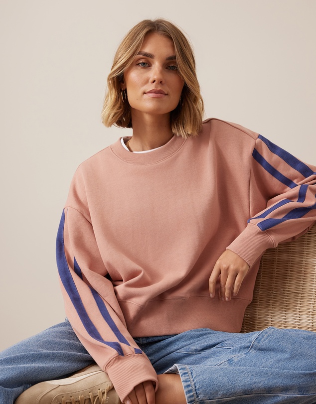 Ceres Life - Sasha Sporty Slouchy Crew