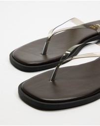 Dazie - Ruby Clear Thongs