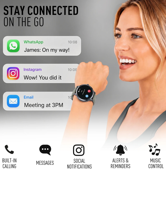 Reflex Active - Spectra 300R Grey Smart Watch
