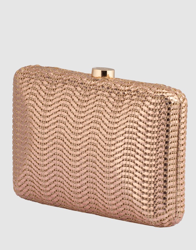Olga Berg - Hannah Textured Clutch