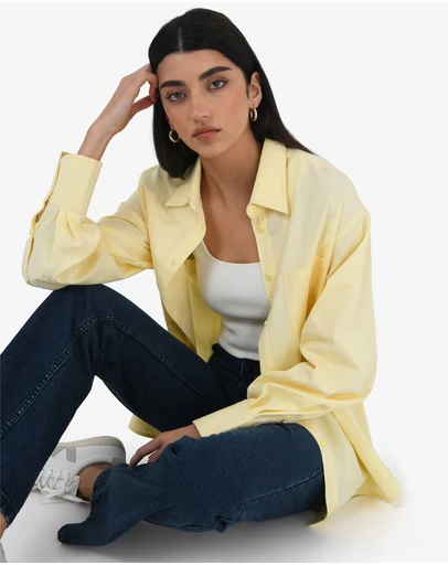 Forcast - Chicago Oversized Cotton Shirt
