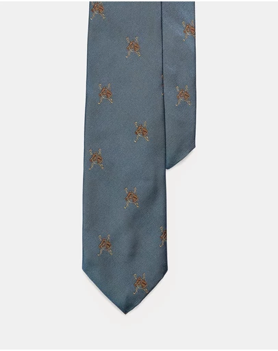 Polo Ralph Lauren - Equestrian-Patterned Silk Twill Tie