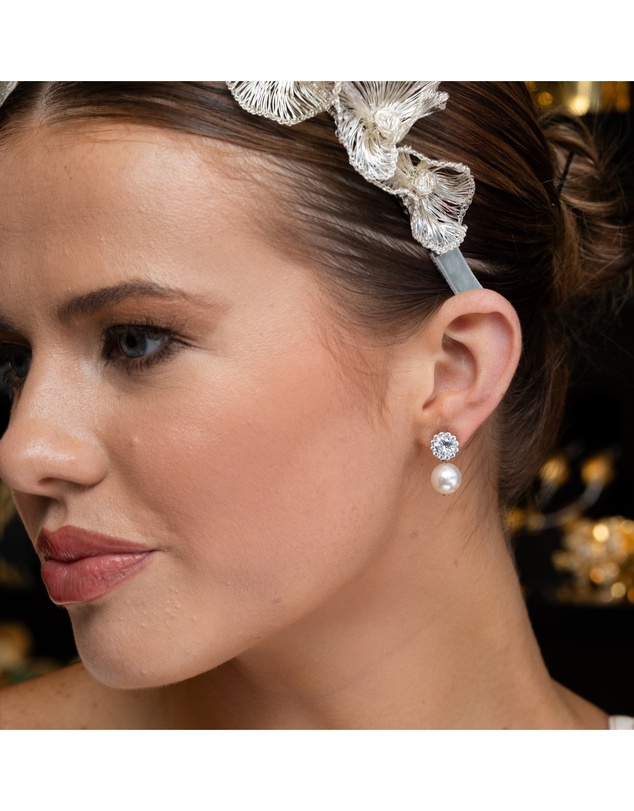 Stephanie Browne - Caulfield Pearl Earrings
