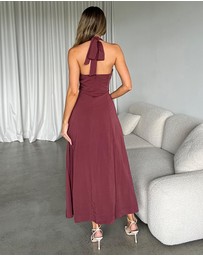Dazie - One Last Time Halter Midi Dress