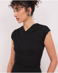 Calli - Lexi Wrap Maxi Dress