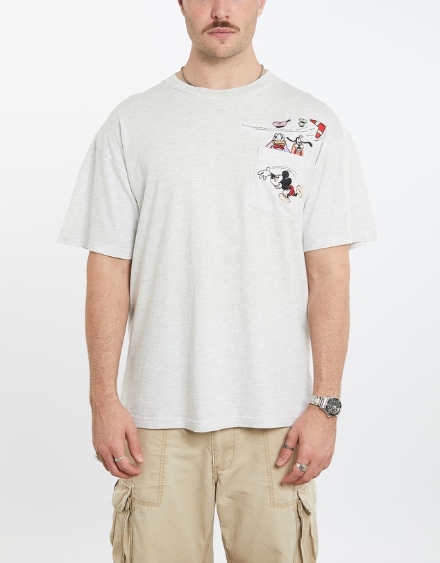Vintage by The Real Deal - Pre Loved - Vintage 90s Disney Mickey Mouse Pocket Tee