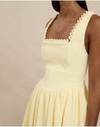 BY JOHNNY. - Nova Scallop Midi Dress