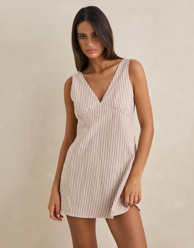 Rhythm - Valley Stripe Mini Dress - Iconic Exclusive