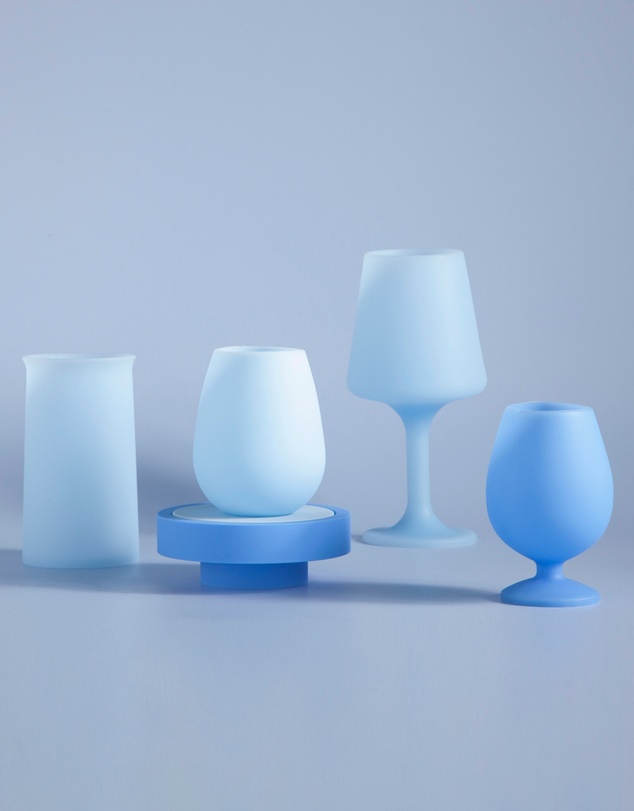 porter green - stemm | silicone unbreakable wine glasses