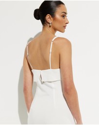 Calli - Liberty Fitted Midi Dress