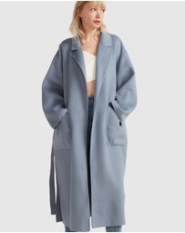 Belle & Bloom - Wide Awake Split Hem Overcoat