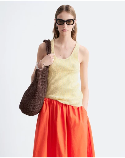 & Other Stories - Cotton Racerback Top