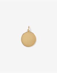 Michael Hill - Engravable Mum Round Pendant in 10kt Yellow Gold