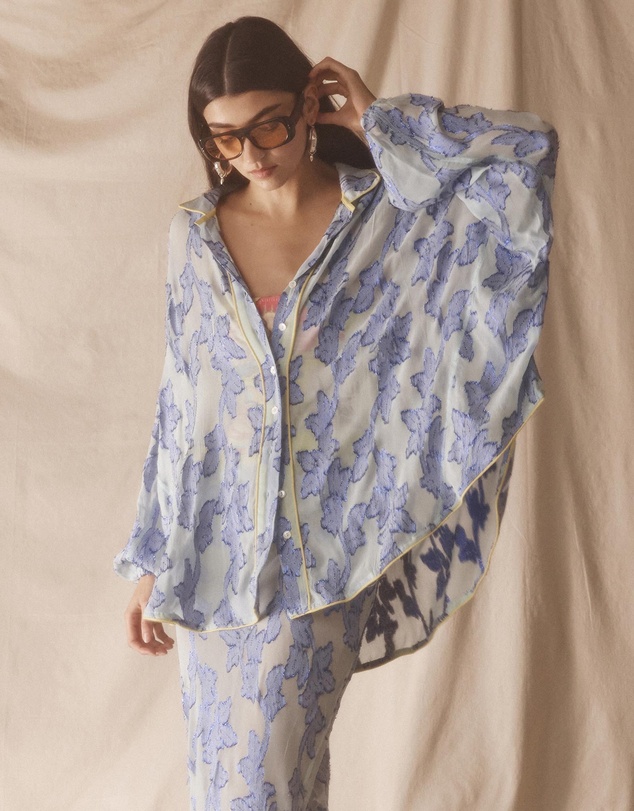 KINGA CSILLA - Verde Chalm Shirt
