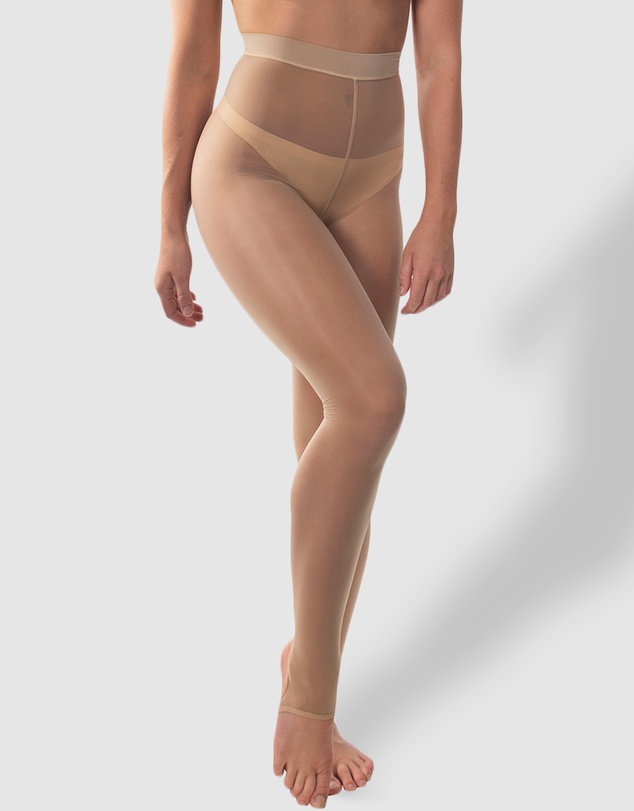 B Free Intimate Apparel - Ladder Resistant Shaping Stirrup Tights