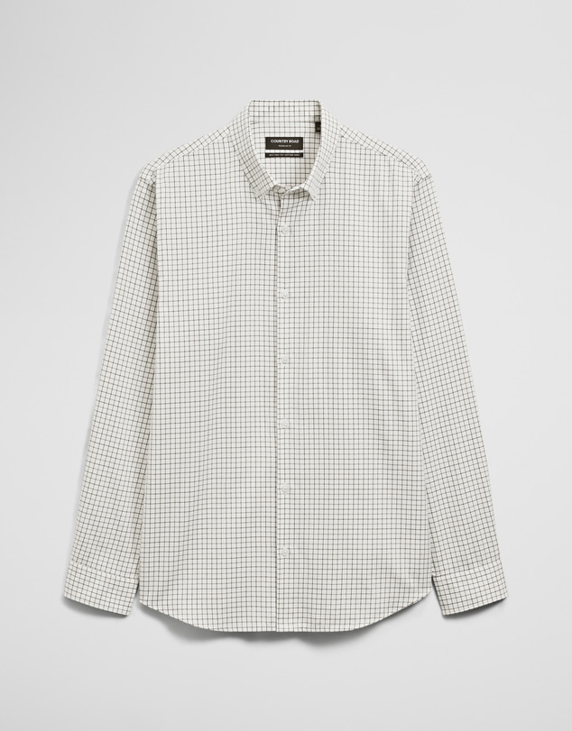 Country Road - Regular Fit Cotton Grid Shirt