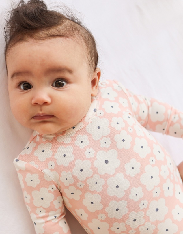 Kynd Baby - Comfy Bodysuit Long Sleeve in Petal Blooms