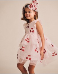 Huxbaby - Sequin Cherry Pie Tulle Dress - Babies