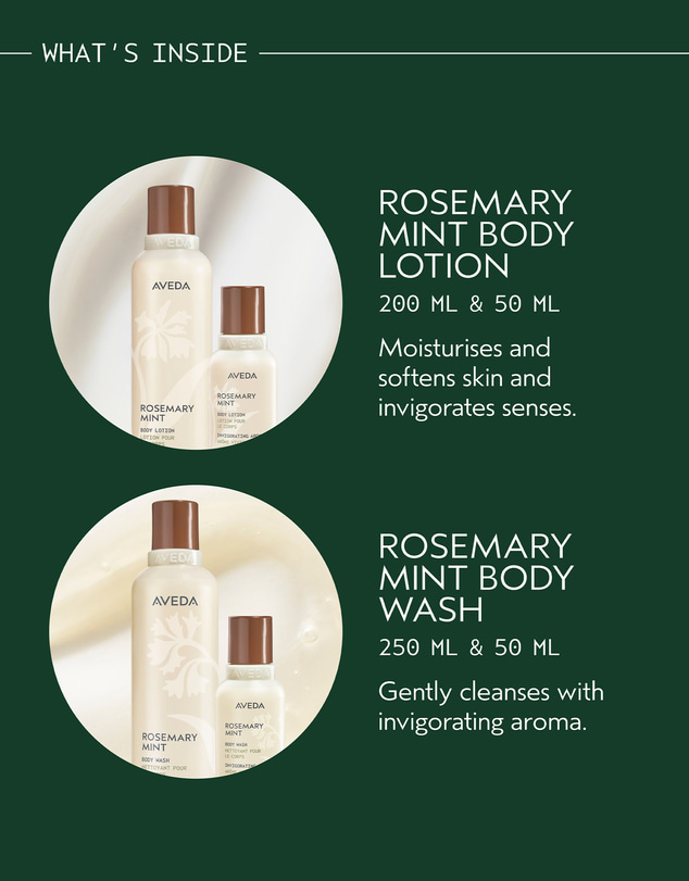 Aveda - Gift of Awakening Rosemary Mint Body Wash and Lotion Set