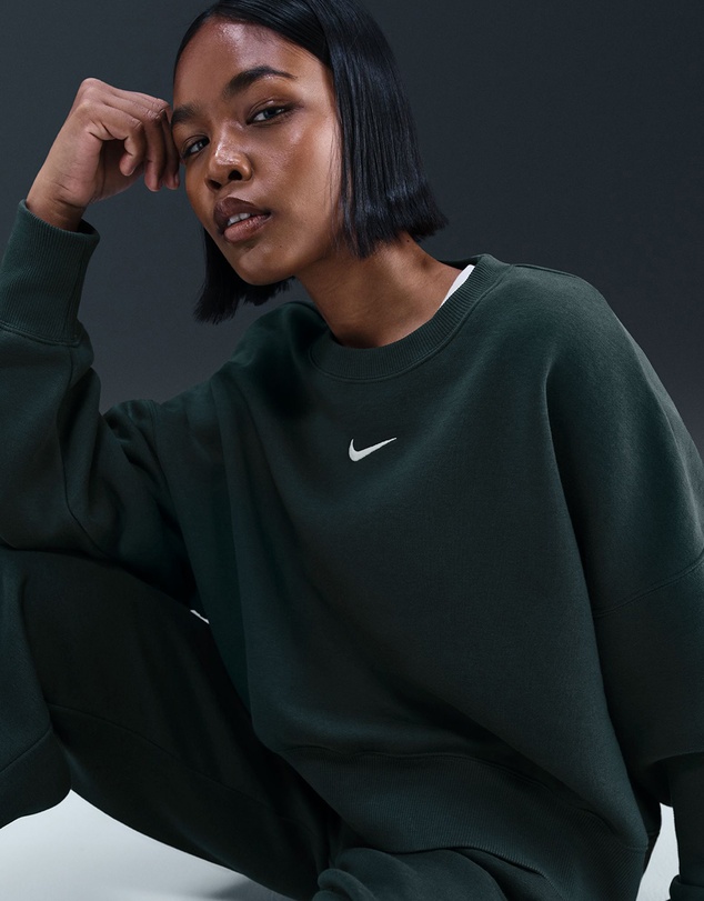 Nike - Sportswear Phoenix Fleece Over-Oversized Crew-Neck Sweatshirt