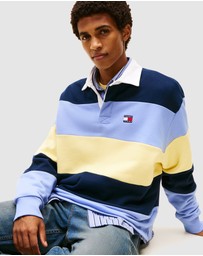 Tommy Jeans - Relaxed Badge Stripe Rugby