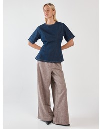 Sass - Abi Fitted Denim Tee