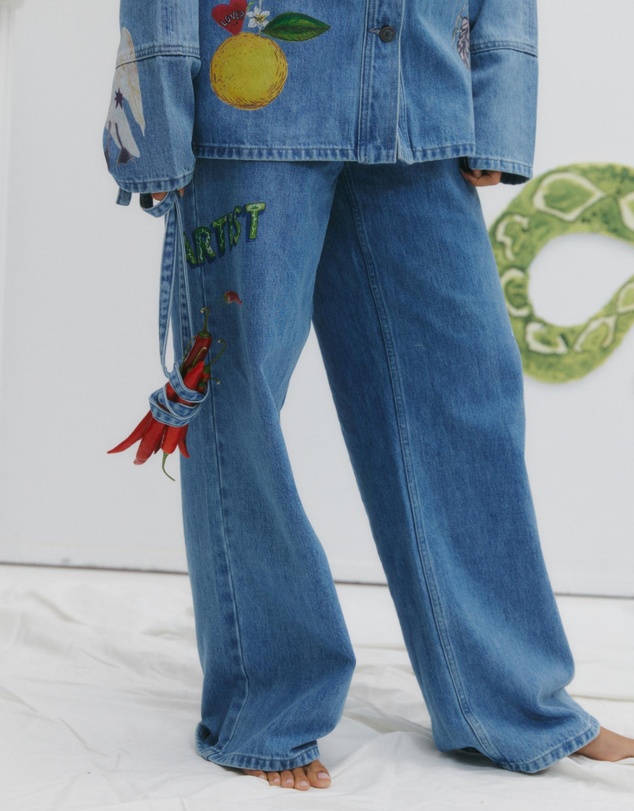MAKU - Tattoo Denim Jeans