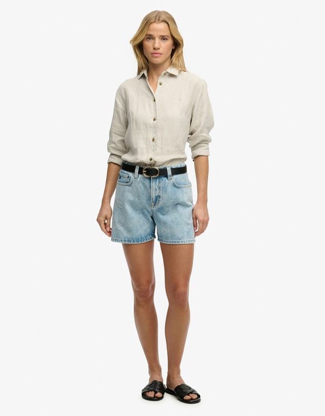 Superdry - Mid Rise Denim Short