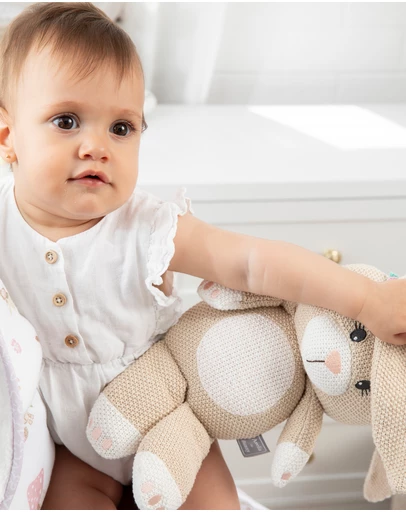 Living Textiles - Knitted Toy - Amelia the Bunny
